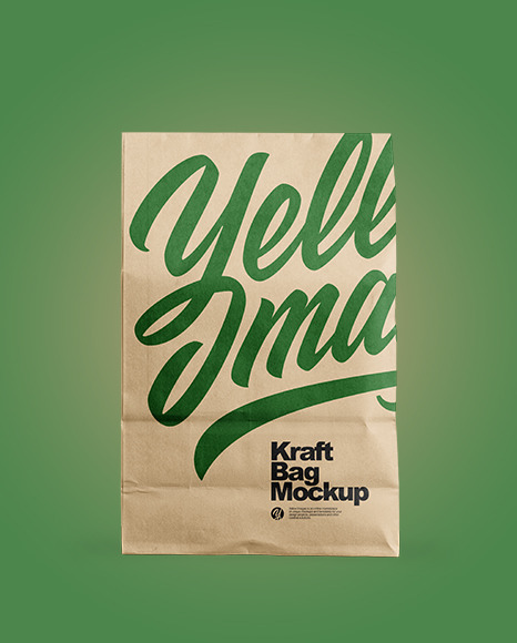 Kraft Food Bag Mockup