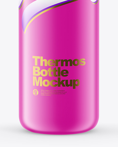 Matte Thermo Bottle Mockup