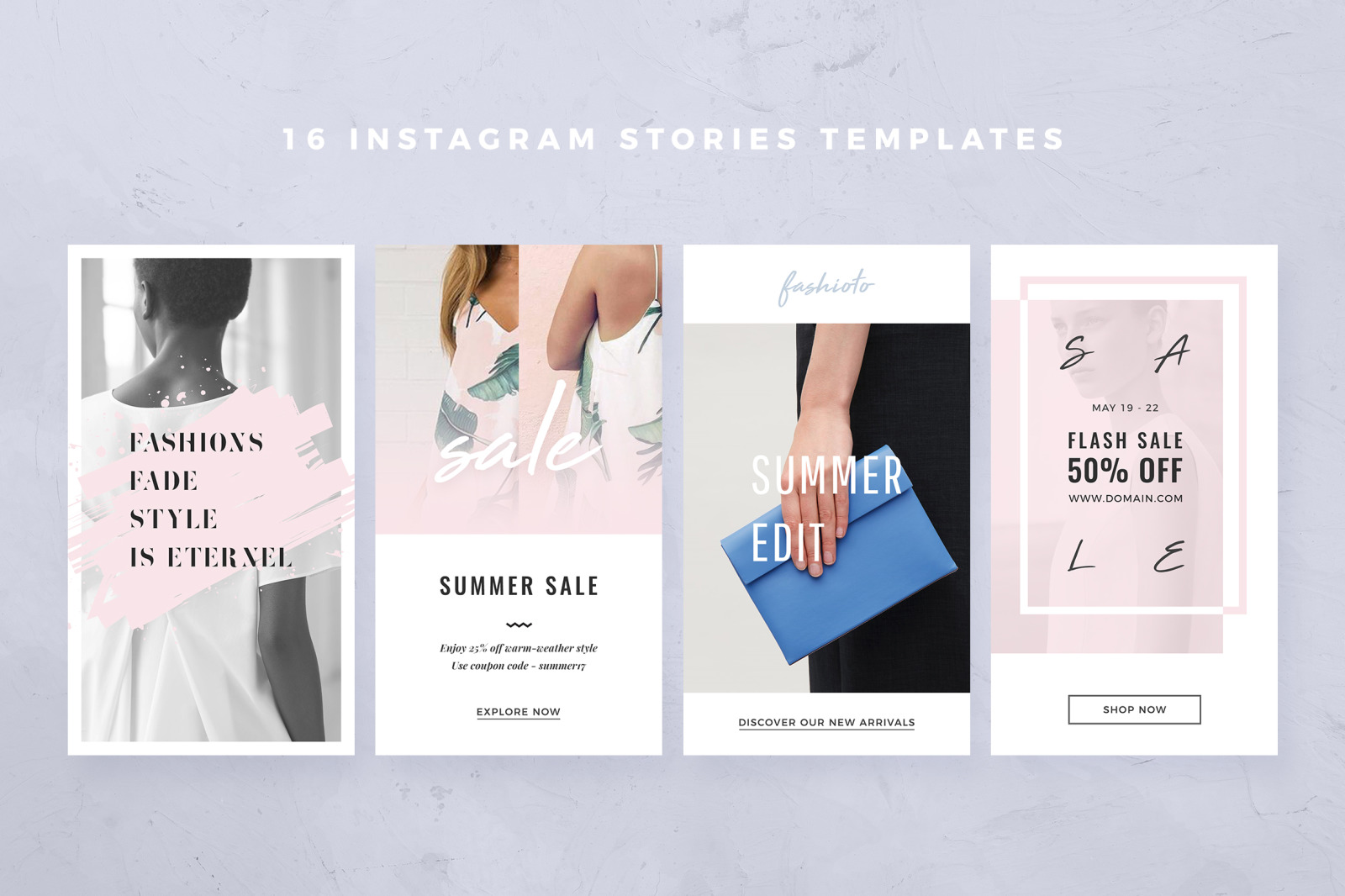 Minimal Instagram Stories Templates