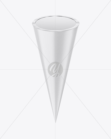 Closed Ice Cream Cone Mockup