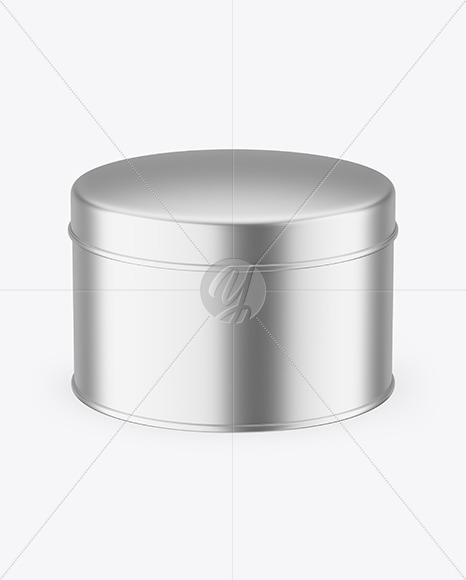 Metallic Cosmetic Jar Mockup