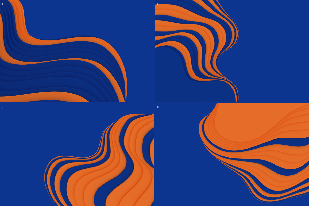 Abstract 3D Wavy Striped Backgrounds Abstract 3D Wavy Striped Backgrounds