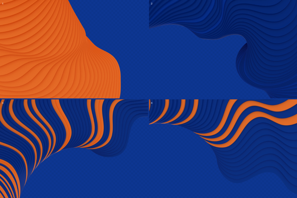 Abstract 3D Wavy Striped Backgrounds Abstract 3D Wavy Striped Backgrounds