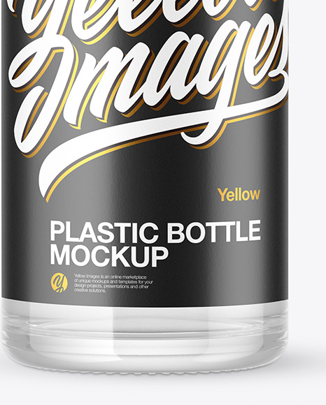 50ml Clear Glass Bottle Mockup