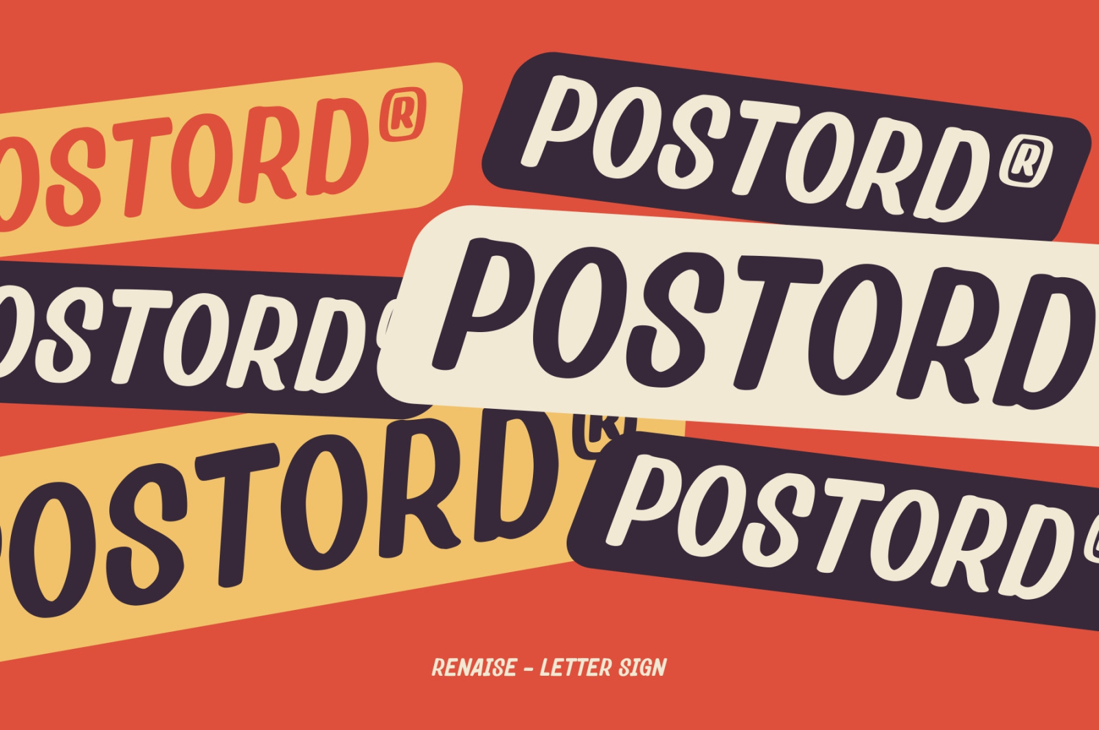 Renaise - Letter Sign Typeface