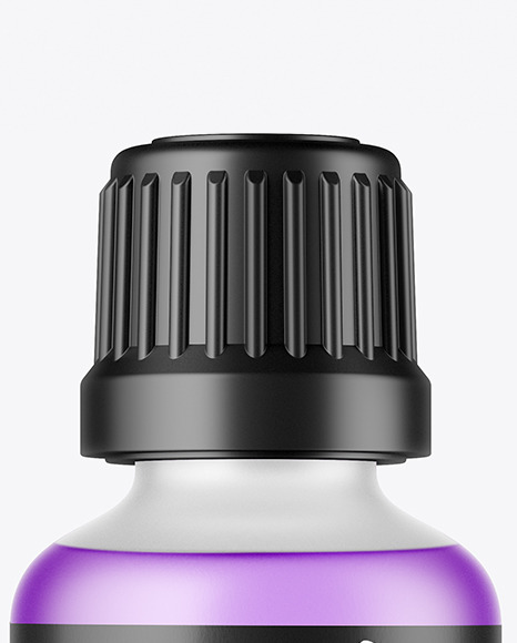 50ml Frosted Glass Bottle Mockup