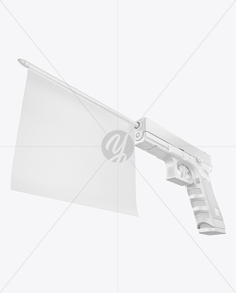 Glock with Flag Mockup