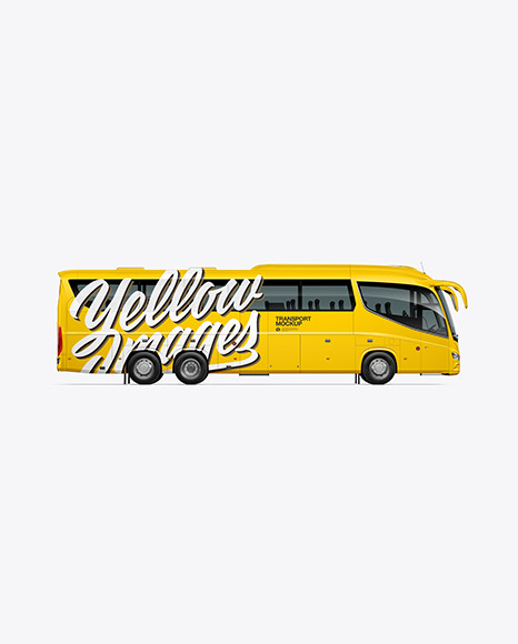 Bus Mockup - Side View