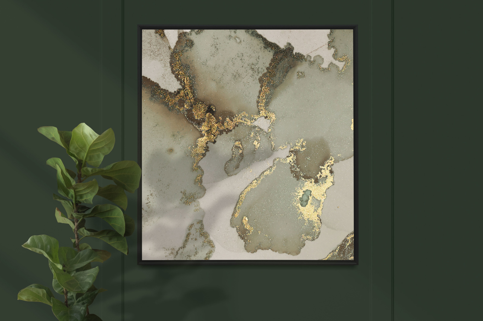 Handmade Alcohol Ink Gold Texture Handmade Alcohol Ink Gold Texture