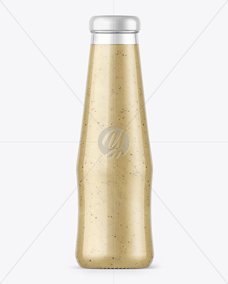 Mushrooms Sauce Bottle Mockup