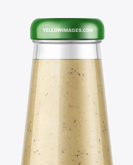 Mushrooms Sauce Bottle Mockup