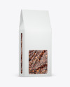 Paper Box With Coffee Beans Mockup