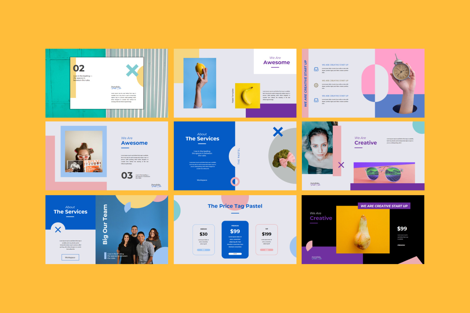 Vanila Google Slides Template