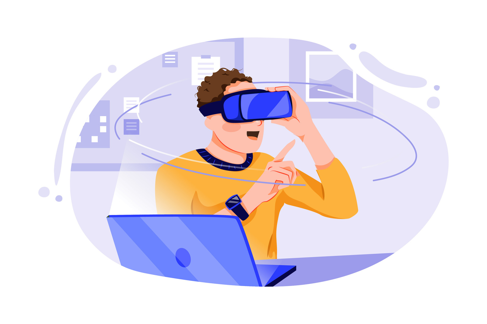 M212_Virtual Reality Illustrations