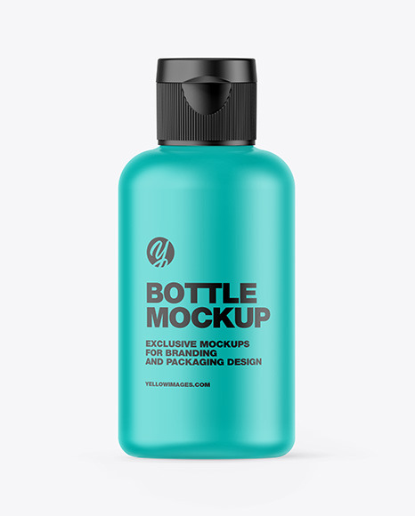 Matte Plastic Bottle Mockup