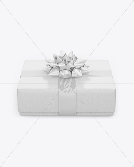 Kraft Gift Box Mockup