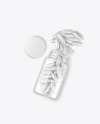 Clear Plastic Bottle w/ Capsules Mockup Clear Plastic Bottle w/ Capsules Mockup