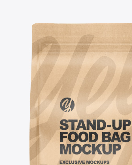 Kraft Food Bag Mockup