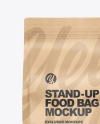 Kraft Food Bag Mockup