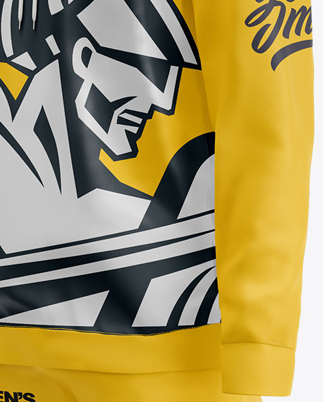 Men’s Sport Suit Mockup – Half Side View Men’s Sport Suit Mockup – Half Side View