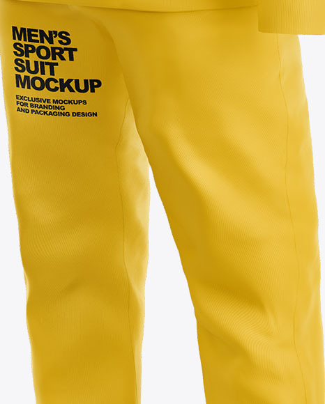 Men’s Sport Suit Mockup – Half Side View Men’s Sport Suit Mockup – Half Side View