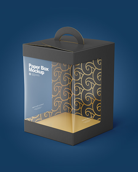 Paper Box Mockup