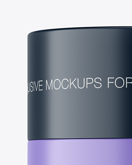 Matte Cosmetic Jar Mockup