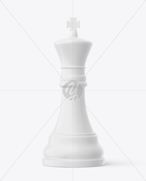 Chess King Piece Mockup