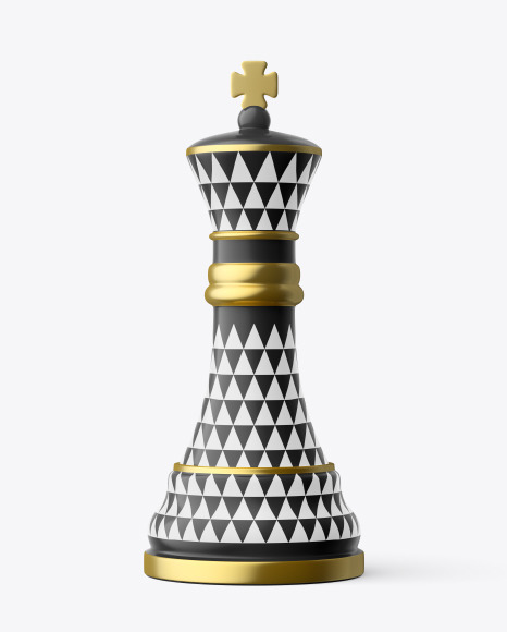 Chess King Piece Mockup