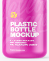 Glossy Plastic Bottle Mockup