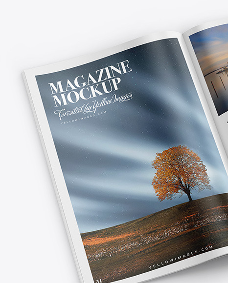 Matte Magazine Mockup