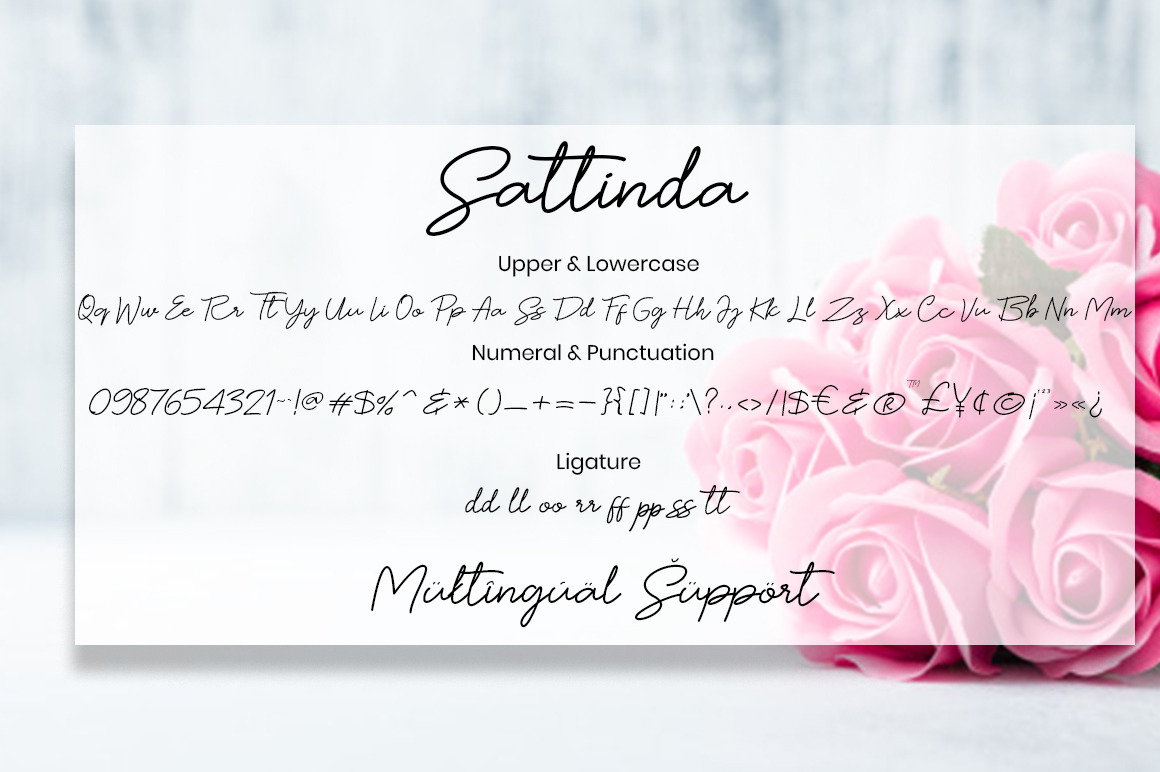 Sattinda Font Sattinda Font
