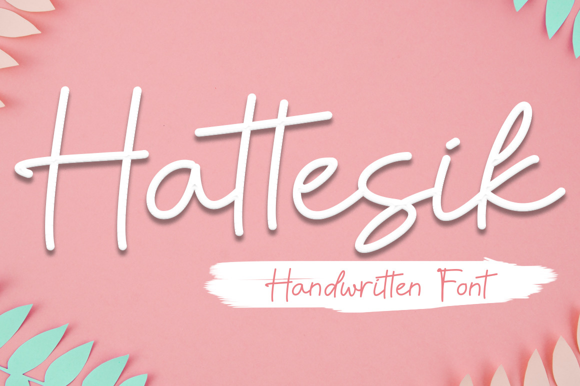 Hattesik Font Hattesik Font