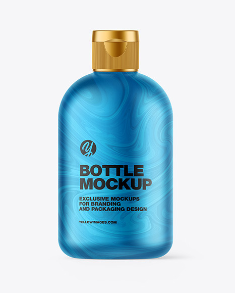 Metallic Bottle Mockup