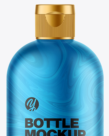 Metallic Bottle Mockup