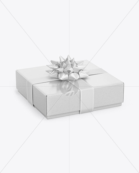 Kraft Gift Box Mockup