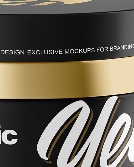 Cosmetic Jar Mockup Cosmetic Jar Mockup