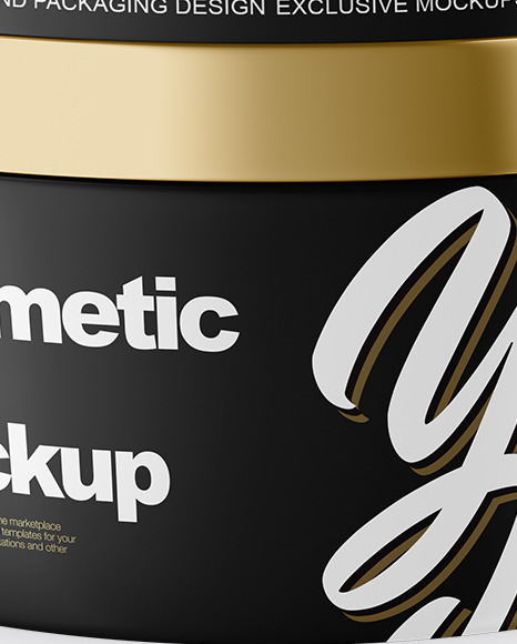 Cosmetic Jar Mockup Cosmetic Jar Mockup