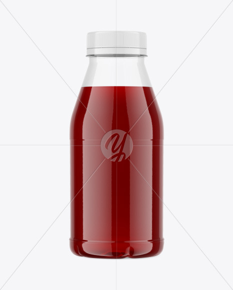 Cherry Juice Bottle Mockup