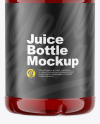 Cherry Juice Bottle Mockup