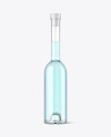 Сlear Glass Liquor Bottle Mockup