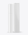 Matte Cosmetic Tube with Box Mockup