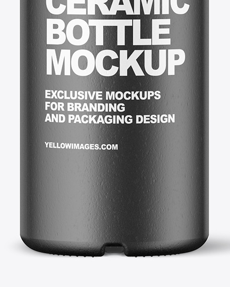 Ceramic Bottle Mockup