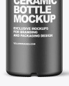 Ceramic Bottle Mockup