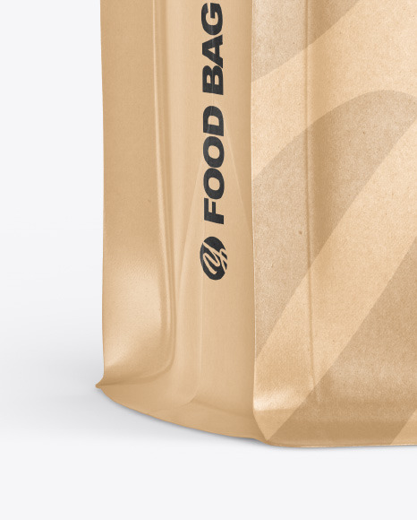 Kraft Food Bag Mockup