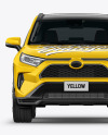 Compact Crossover SUV Mockup - Front View