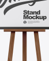 Wooden Stand Mockup