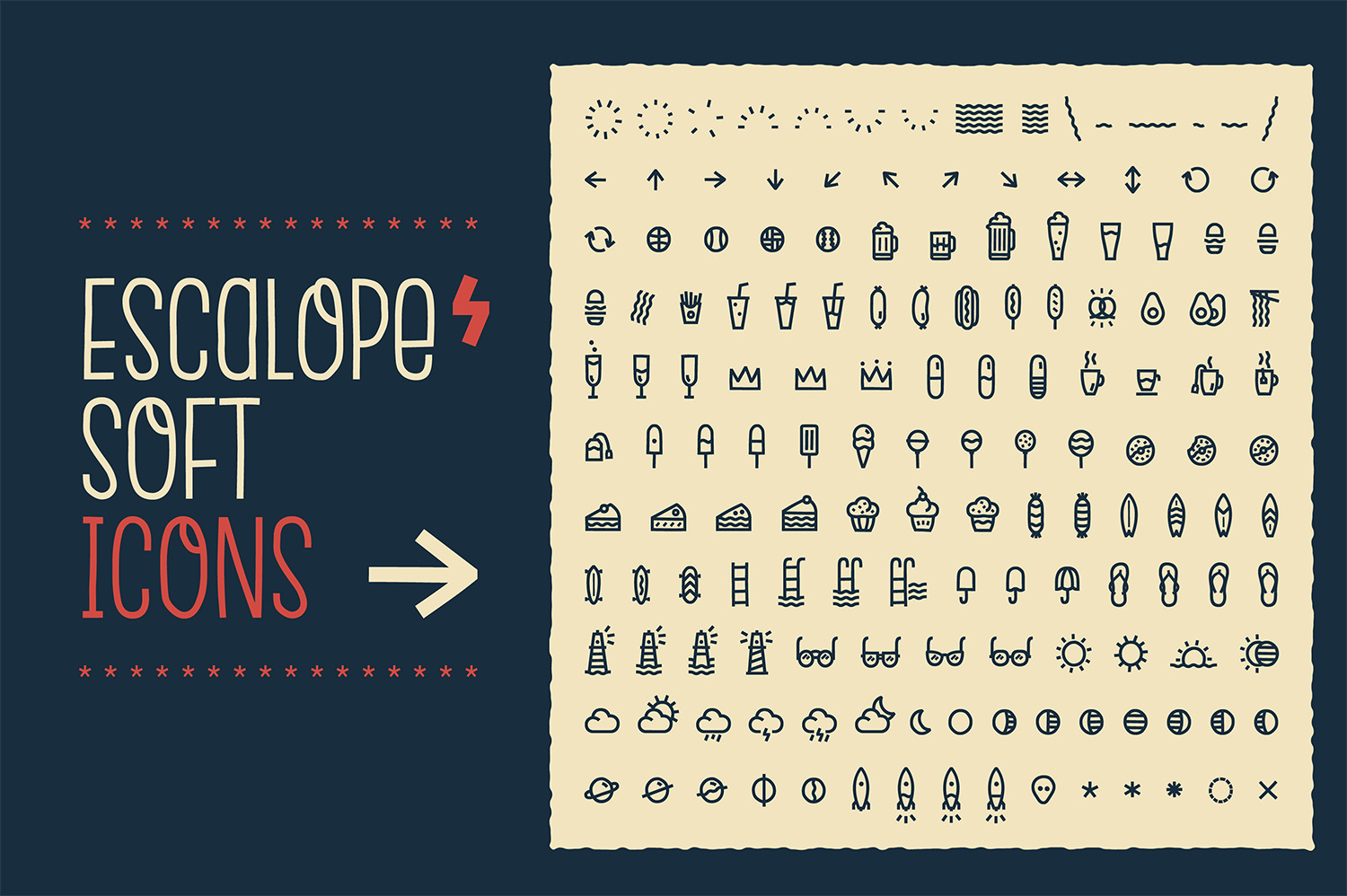 Escalope Soft Icons