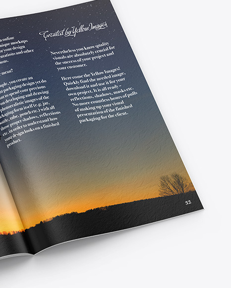 Textured Magazine Mockup