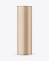 Kraft Paper Tube Mockup - Front View